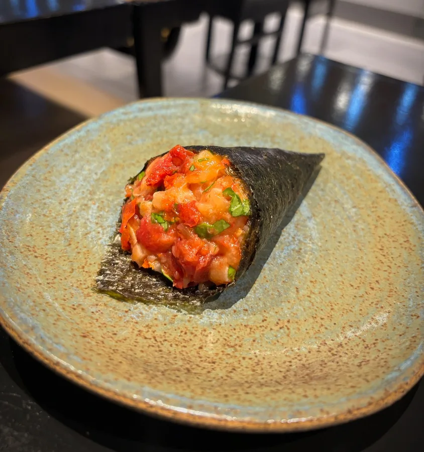 Temaki de salmão Prime
