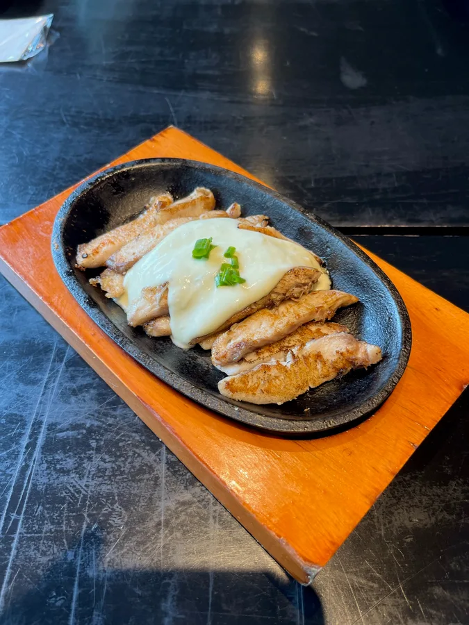 Teppanyaki de filé de frango