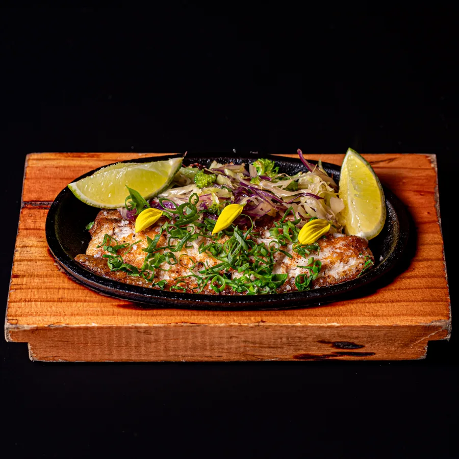 Teppanyaki de tilápia